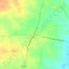 Mapa topográfico Avalpoondurai, altitud, relieve