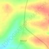 Mapa topográfico Binda, altitud, relieve