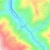 Mapa topográfico Toclla, altitud, relieve