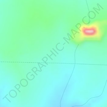 Mapa topográfico Morro dos Irmãos, altitud, relieve