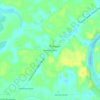 Mapa topográfico Nueva Estrella, altitud, relieve