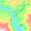 Mapa topográfico Duraznito, altitud, relieve
