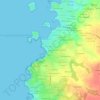 Mapa topográfico Le Gratz, altitud, relieve