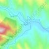 Mapa topográfico Boca Chichireni, altitud, relieve