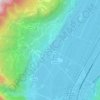 Mapa topográfico Breitbach - Rio Largo, altitud, relieve