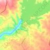 Mapa topográfico Poblado Permanente de Hidroeléctrica Española, altitud, relieve