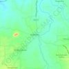 Mapa topográfico Anaimalai, altitud, relieve