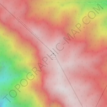 Mapa topográfico Mount Busa, altitud, relieve