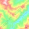 Mapa topográfico Curubital, altitud, relieve