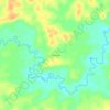 Mapa topográfico Riozinho, altitud, relieve