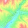 Mapa topográfico Mirave, altitud, relieve