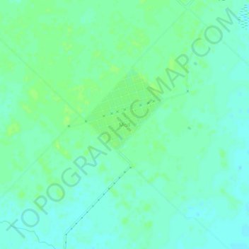 Mapa topográfico Moll, altitud, relieve