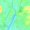 Mapa topográfico Represa Los Ejidos, altitud, relieve