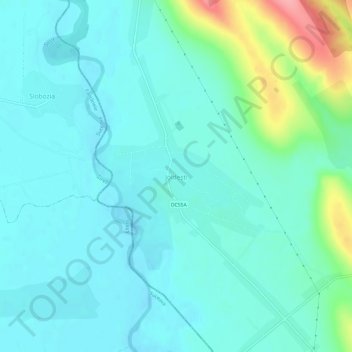 Mapa topográfico Joldești, altitud, relieve