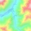 Mapa topográfico La Ramada, altitud, relieve
