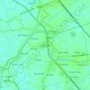 Mapa topográfico Calumpit, altitud, relieve