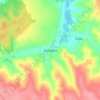 Mapa topográfico Кислівка, altitud, relieve