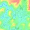 Mapa topográfico Bunsuran Falls, altitud, relieve