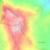 Mapa topográfico Monte Meda, altitud, relieve