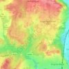 Mapa topográfico Egham Wick, altitud, relieve
