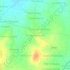 Mapa topográfico Thengaithinnippatti, altitud, relieve