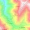 Mapa topográfico Los Cuartelitos, altitud, relieve
