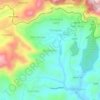Mapa topográfico Kammandu, altitud, relieve