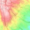 Mapa topográfico Kabuku, altitud, relieve