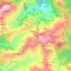Mapa topográfico Binak, altitud, relieve
