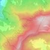 Mapa topográfico Mola de Planícia, altitud, relieve