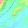 Mapa topográfico Cabeza Gorda, altitud, relieve
