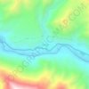 Mapa topográfico Khaltse, altitud, relieve