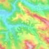 Mapa topográfico Stănija, altitud, relieve