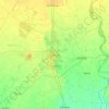 Mapa topográfico Panipat, altitud, relieve