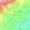 Mapa topográfico Sector "La Capilla" (Orig. Páramo), altitud, relieve