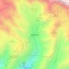 Mapa topográfico Kedarnath, altitud, relieve
