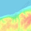 Mapa topográfico Ceiba Hueca, altitud, relieve