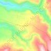 Mapa topográfico Vilches Alto, altitud, relieve