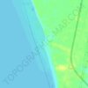 Mapa topográfico Praia da Capilha, altitud, relieve