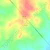 Mapa topográfico Sítio Novo, altitud, relieve
