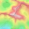 Mapa topográfico Pico Perdiguero, altitud, relieve