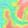 Mapa topográfico Thrupp, altitud, relieve