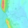 Mapa topográfico บ้านห้วยทราย, altitud, relieve