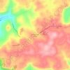 Mapa topográfico Quarta Linha Nova, altitud, relieve