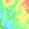 Mapa topográfico Le Bos, altitud, relieve