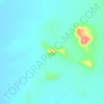 Mapa topográfico Torrecillas, altitud, relieve