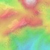 Mapa topográfico Pico dos Três Municípios, altitud, relieve