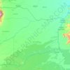 Mapa topográfico Vichada, altitud, relieve
