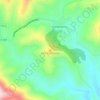 Mapa topográfico Pico Vallehondo, altitud, relieve