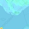 Mapa topográfico Pachu Bandar, altitud, relieve